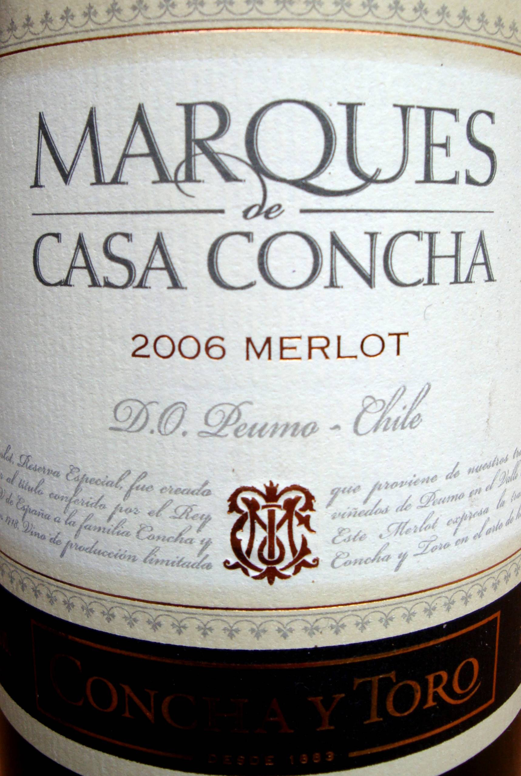 Label Marques de Casa Concha